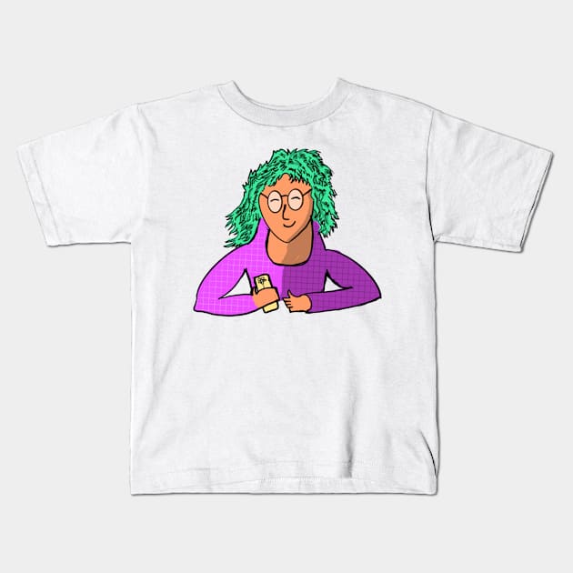 Cute Girl Kids T-Shirt by Joker & Angel